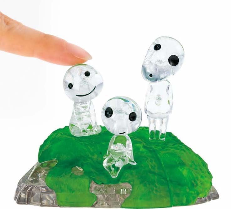 FOXCUP Studio Ghibli Kodama 33-Piece 3D Crystal Puzzle – Clear JP Edition