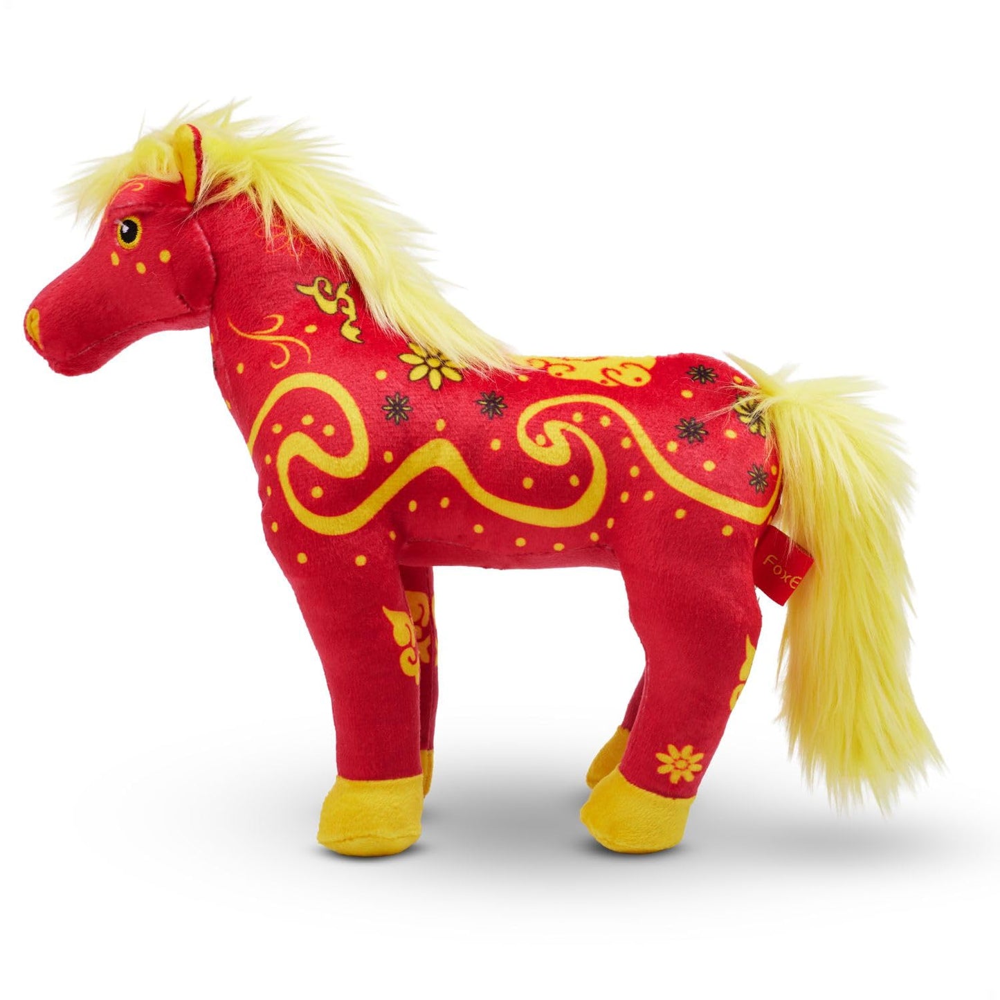 FoxE Year of the Horse Plush 2026 with Lucky Money Envelope | CNY Zodiac Gift