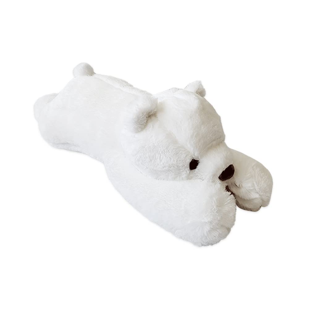 FoxVilla Polar Bear Weighted Plush 24in — 4lbs for Adults & Kids
