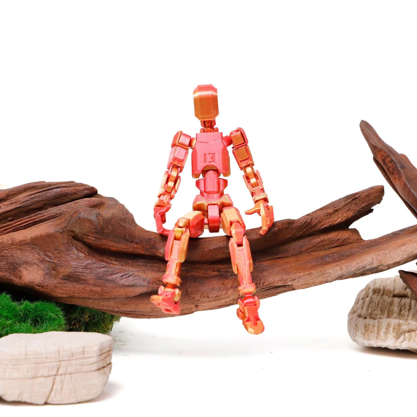 FoxVilla Titan13 3D Printed Action Figure – Pre-Assembled & Fully Articulated