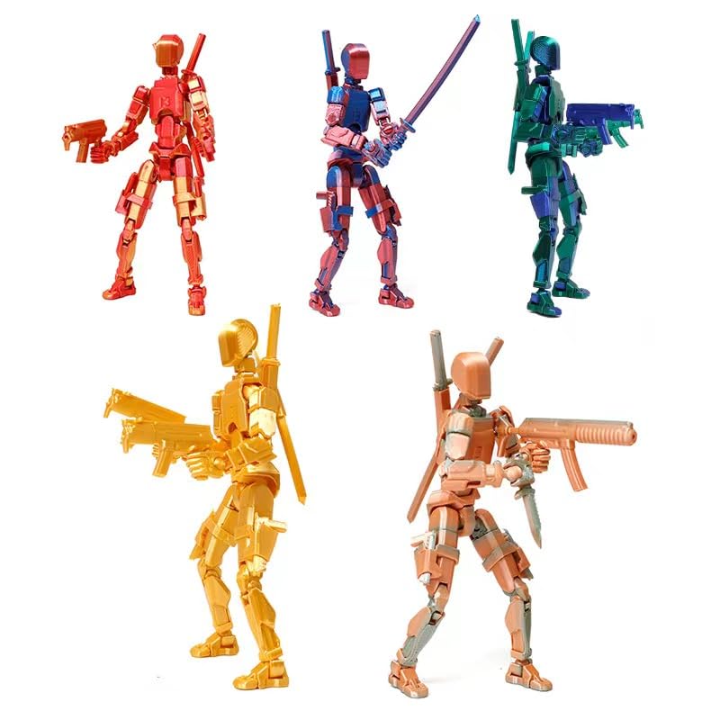 FoxVilla Titan13 3D Printed Action Figure – Pre-Assembled & Fully Articulated