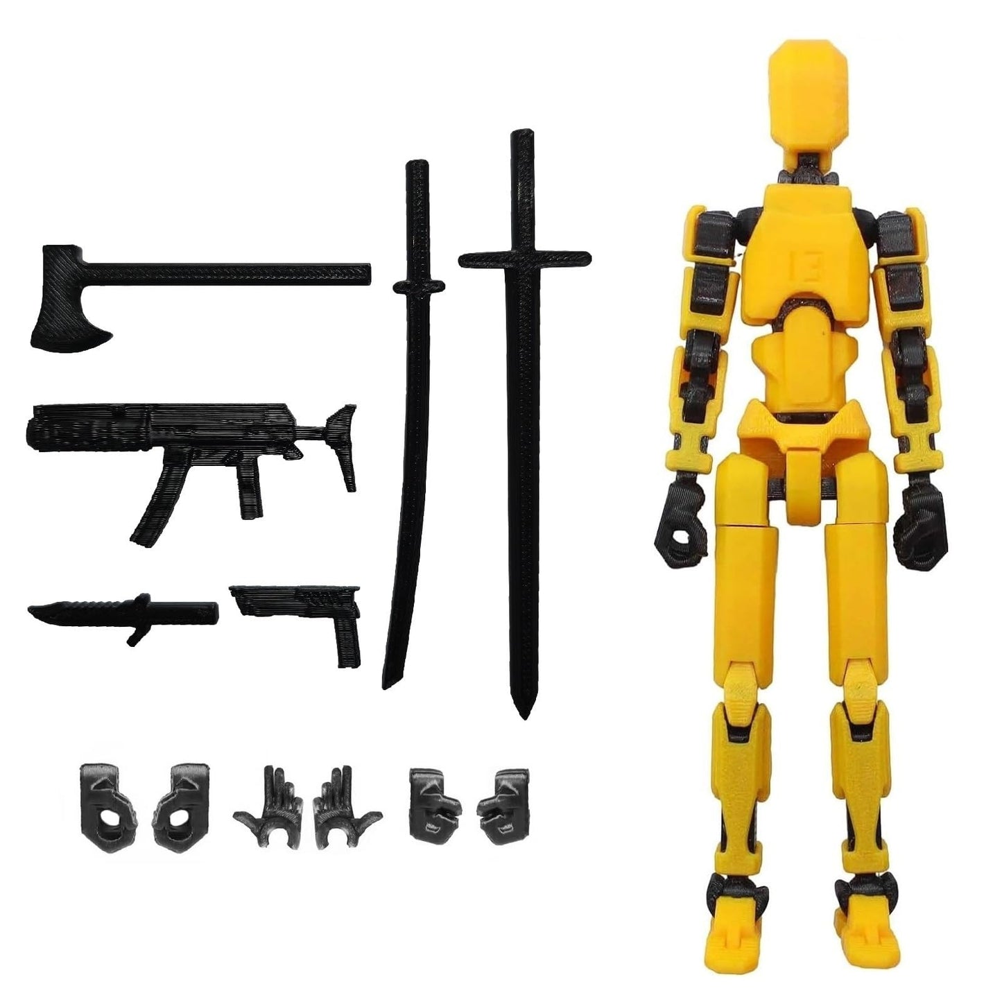 FoxVilla Assembly Completed T13 Action Figure | Titan13 3D Printed, Fully Jointed