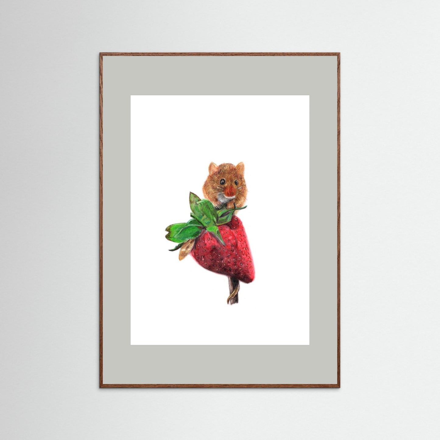 Field Mouse Woodland Art Print