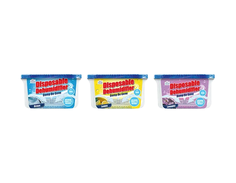 Damp Be Gone Fragranced Disposable Dehumidifier 400ml box, Assorted