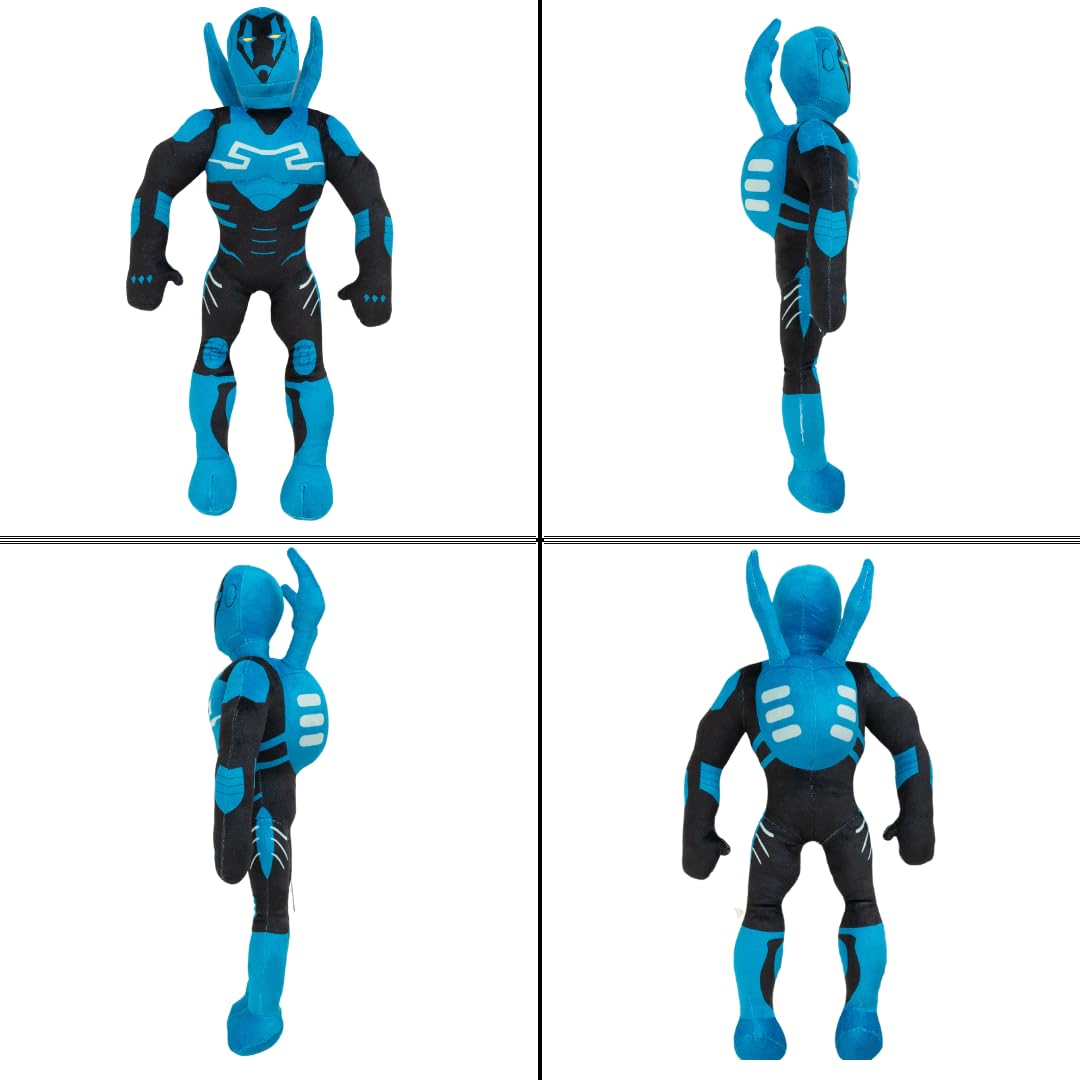 Franco WB Blue Beetle Plush Cuddle Pillow Buddy – One Size, Official Licensed DC Comics Kids Bedding