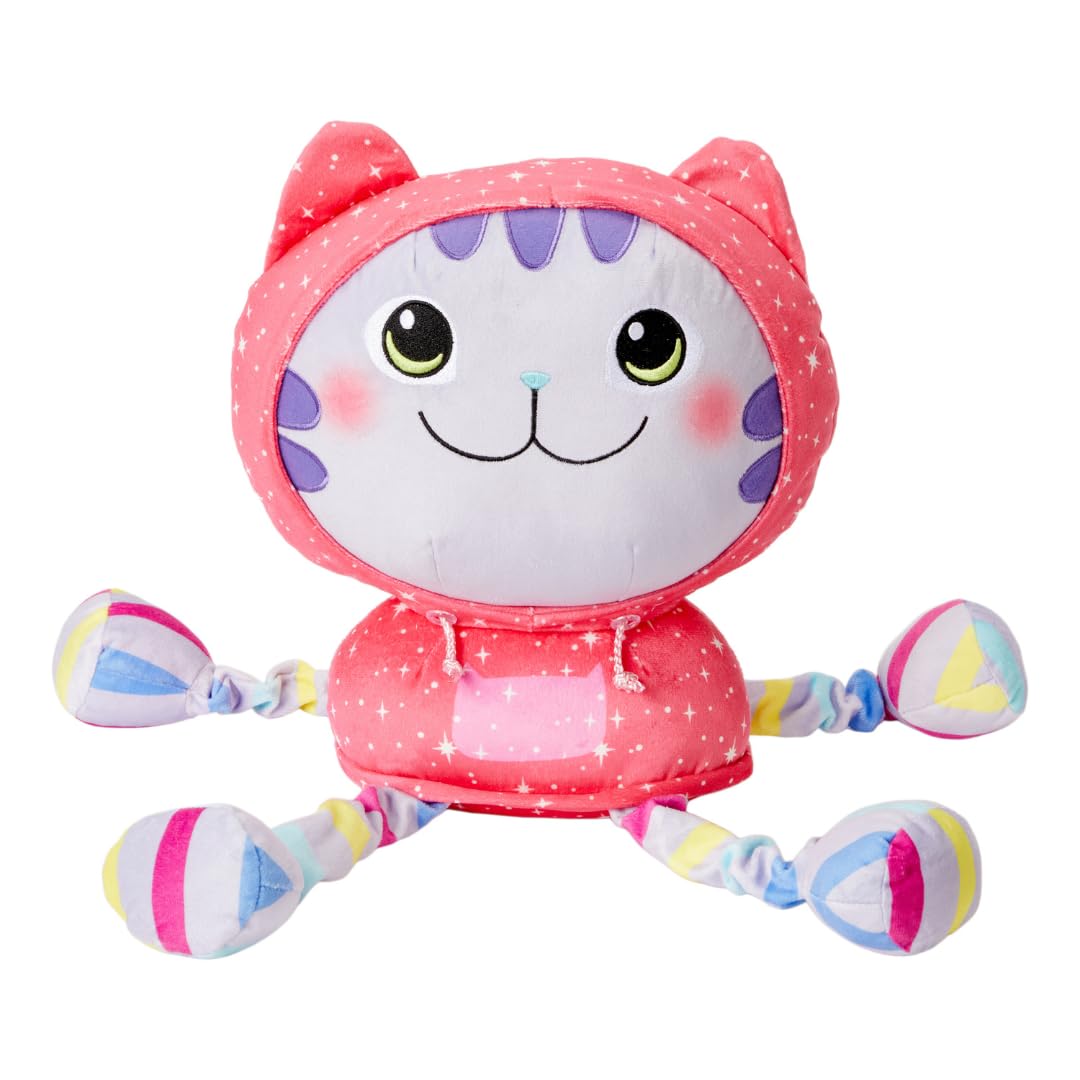 Franco DreamWorks Gabby's Dollhouse DJ Catnip Plush Cuddle Pillow Buddy – Officially Licensed