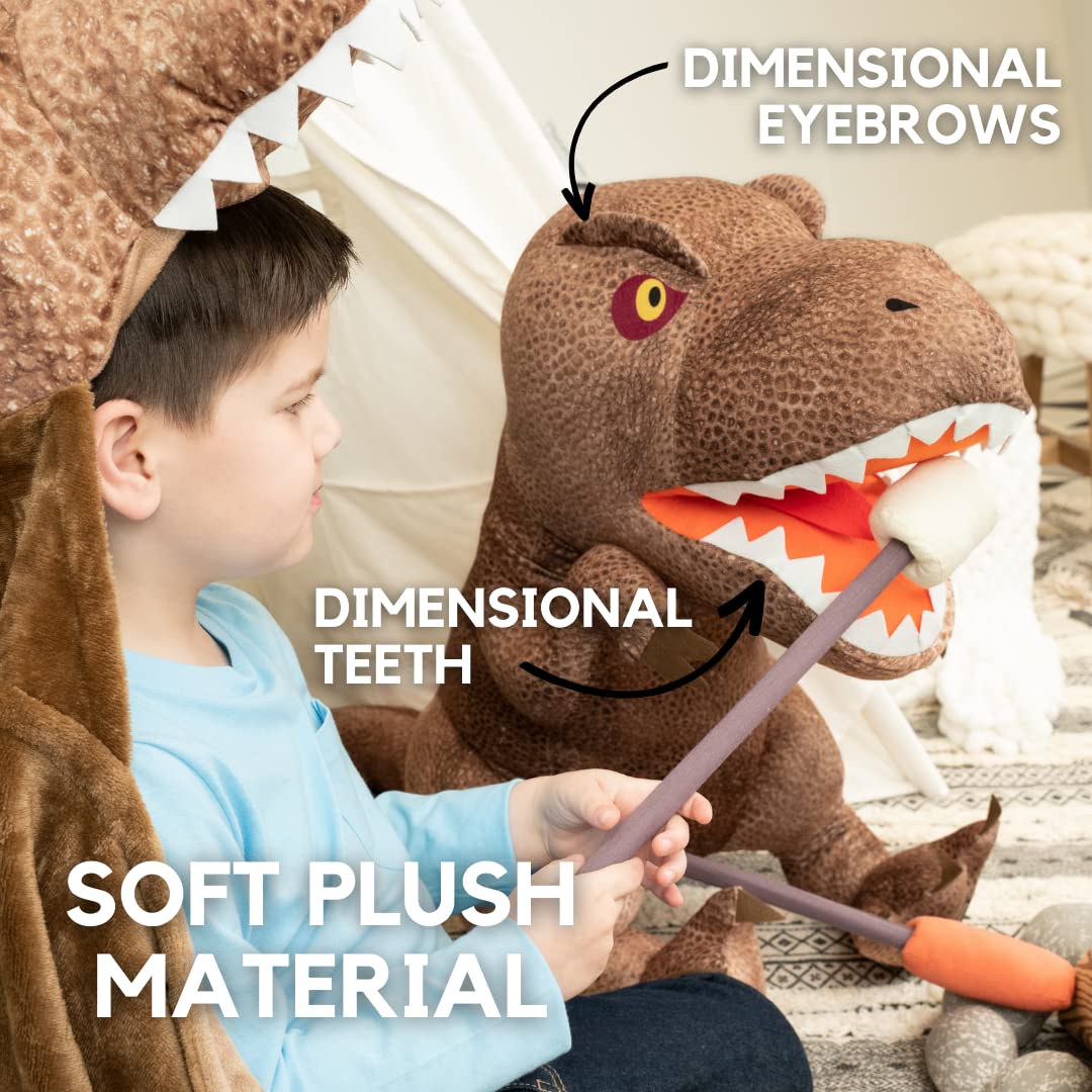Franco Jurassic World Dominion Rexy Plush Pillow Buddy — 32-Inch T-Rex