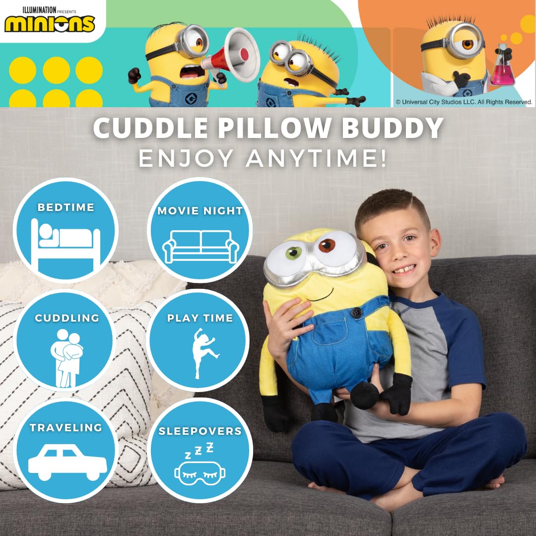 Franco Minions Bob Cuddle Pillow Buddy – Official Minions Plush