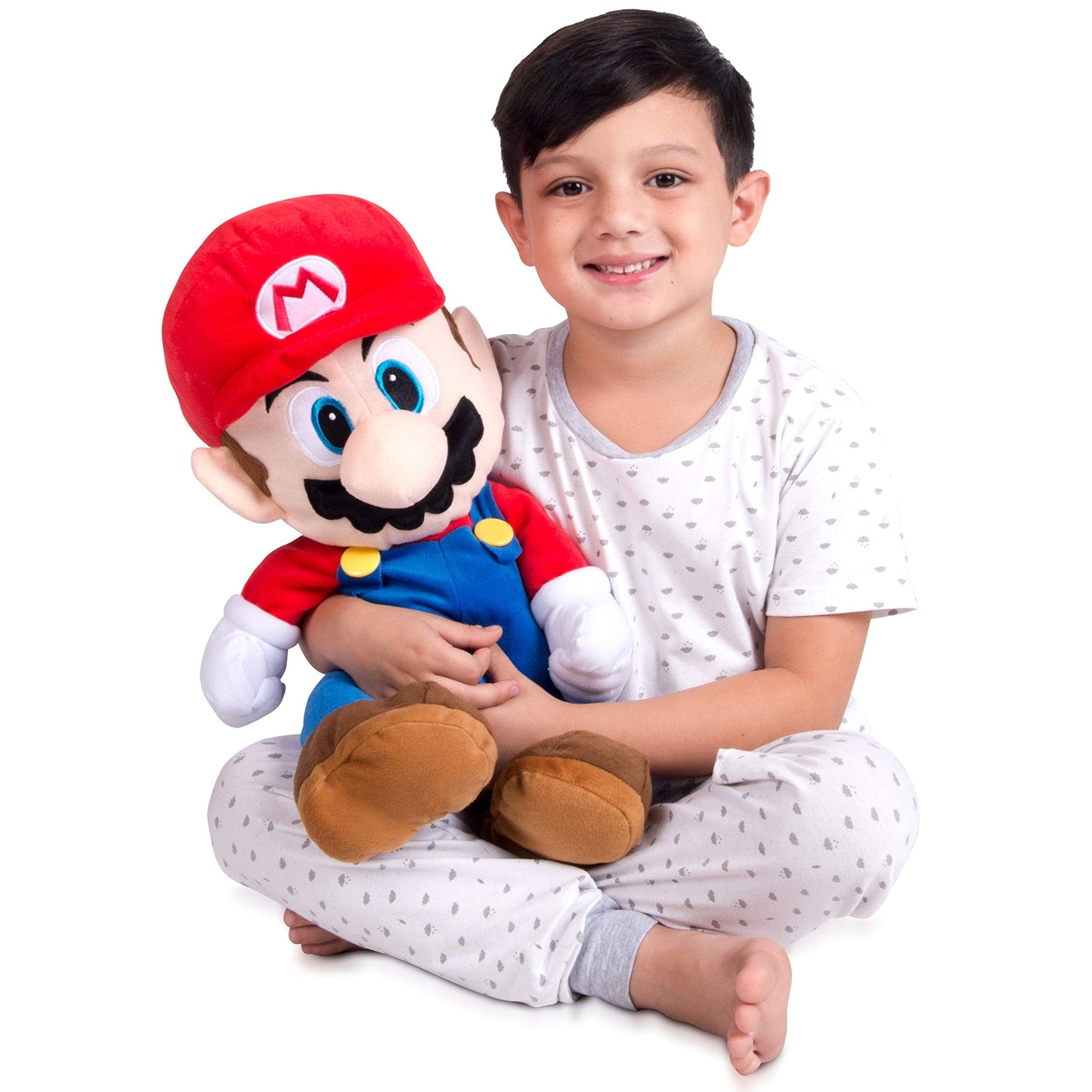 Franco Super Mario Plush Cuddle Pillow Buddy – One Size