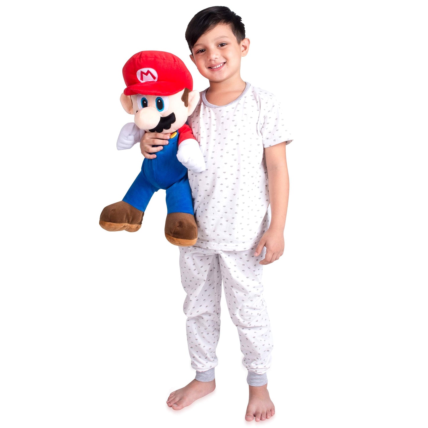 Franco Super Mario Plush Cuddle Pillow Buddy – One Size