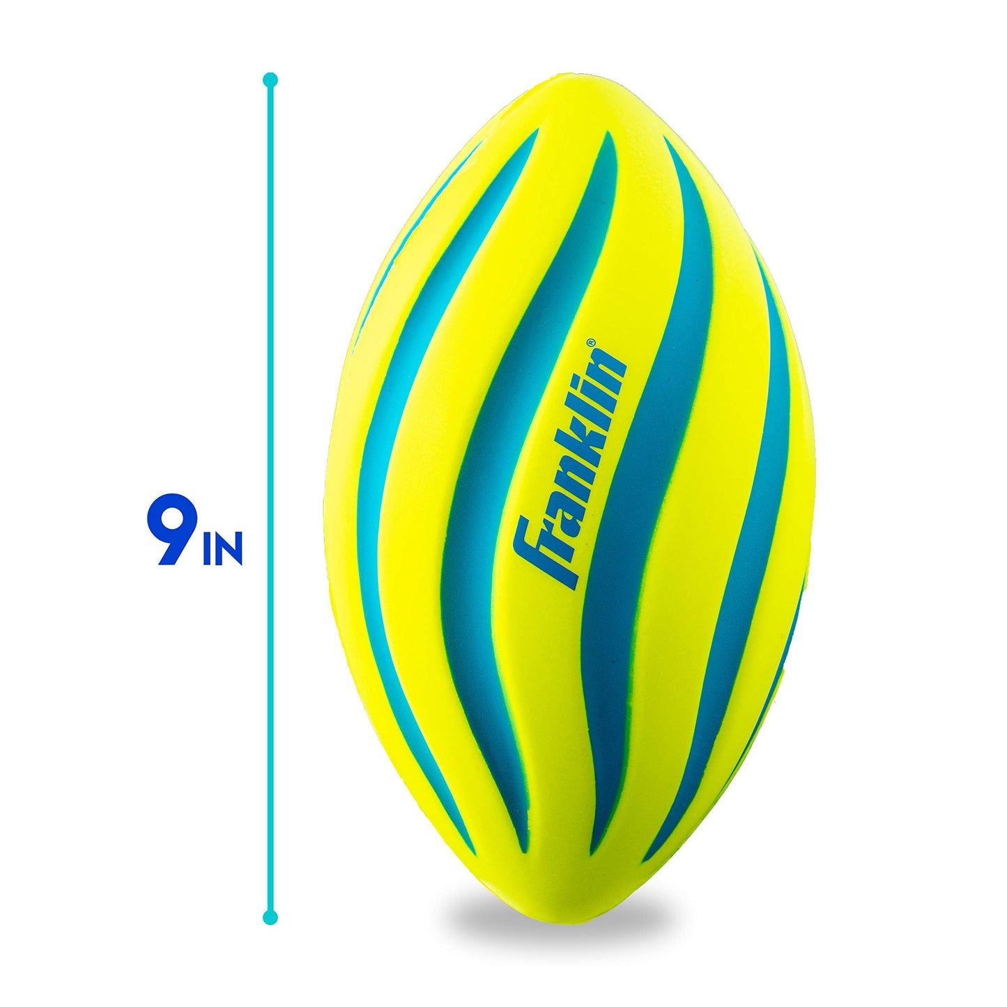Franklin Sports Probrite 9-Inch Mini Foam Football – Bright Indoor/Outdoor Toy for Kids