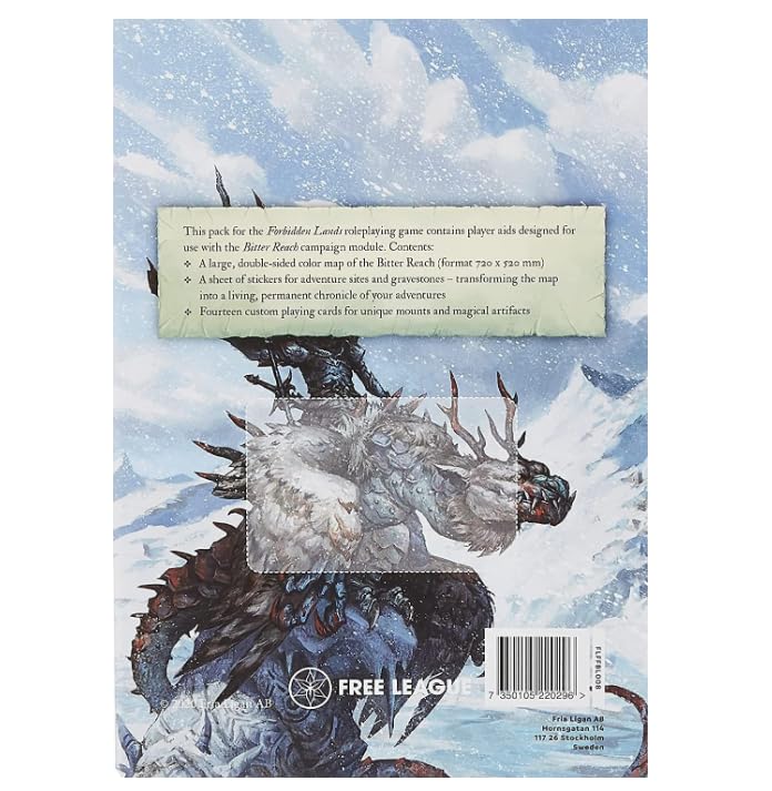 Free League Publishing Forbidden Lands: The Bitter Reach Campaign Supplement