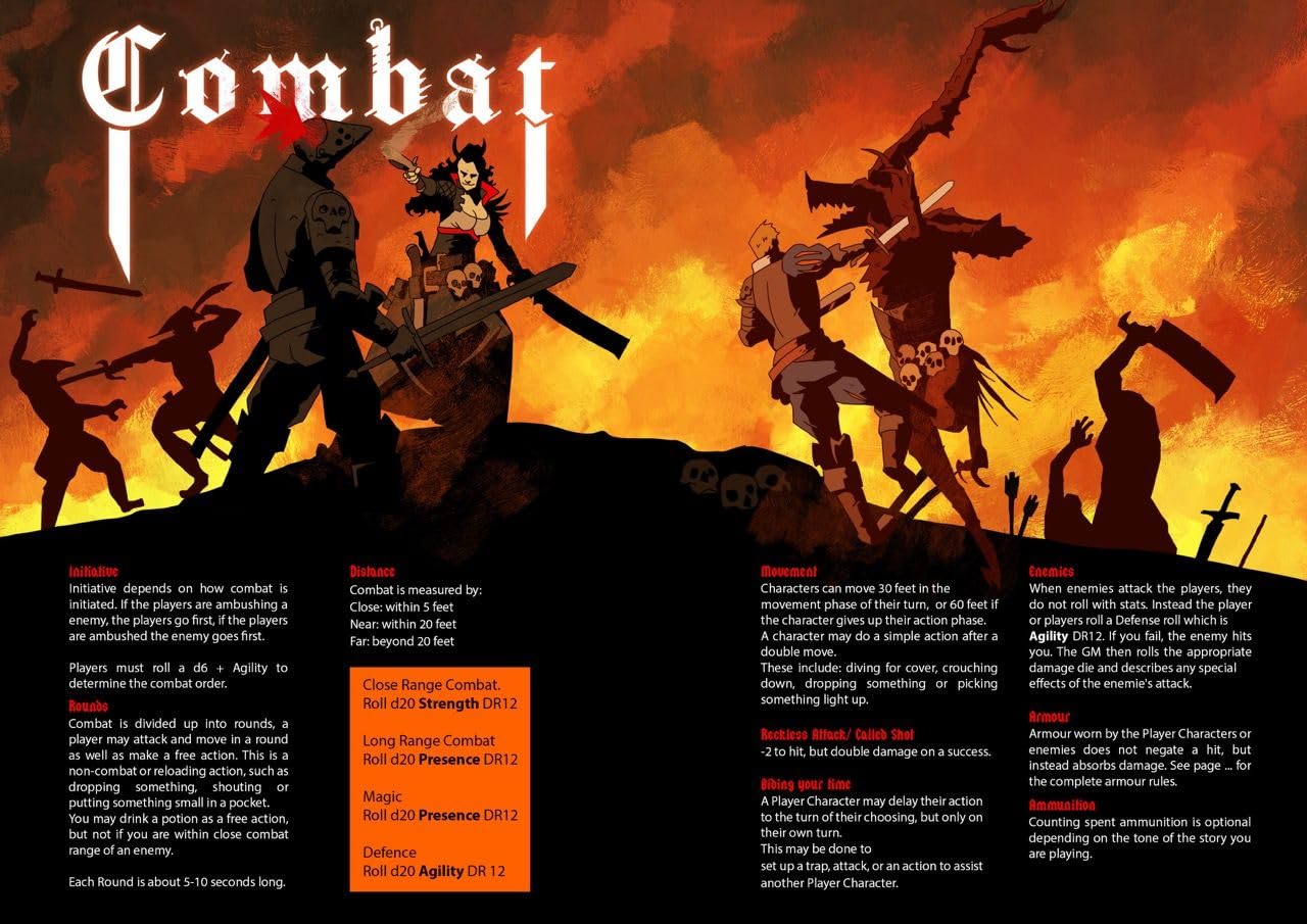Free League Black Powder & Brimstone Core Rulebook — Grimdark Folk Horror TTRPG with Dark Magic & Chaos