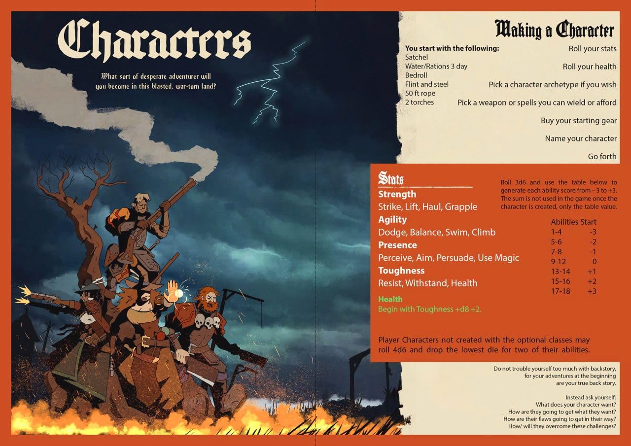 Free League Black Powder & Brimstone Core Rulebook — Grimdark Folk Horror TTRPG with Dark Magic & Chaos