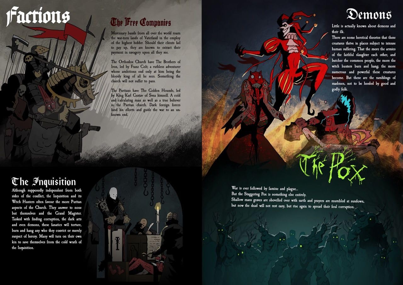Free League Black Powder & Brimstone Core Rulebook — Grimdark Folk Horror TTRPG with Dark Magic & Chaos
