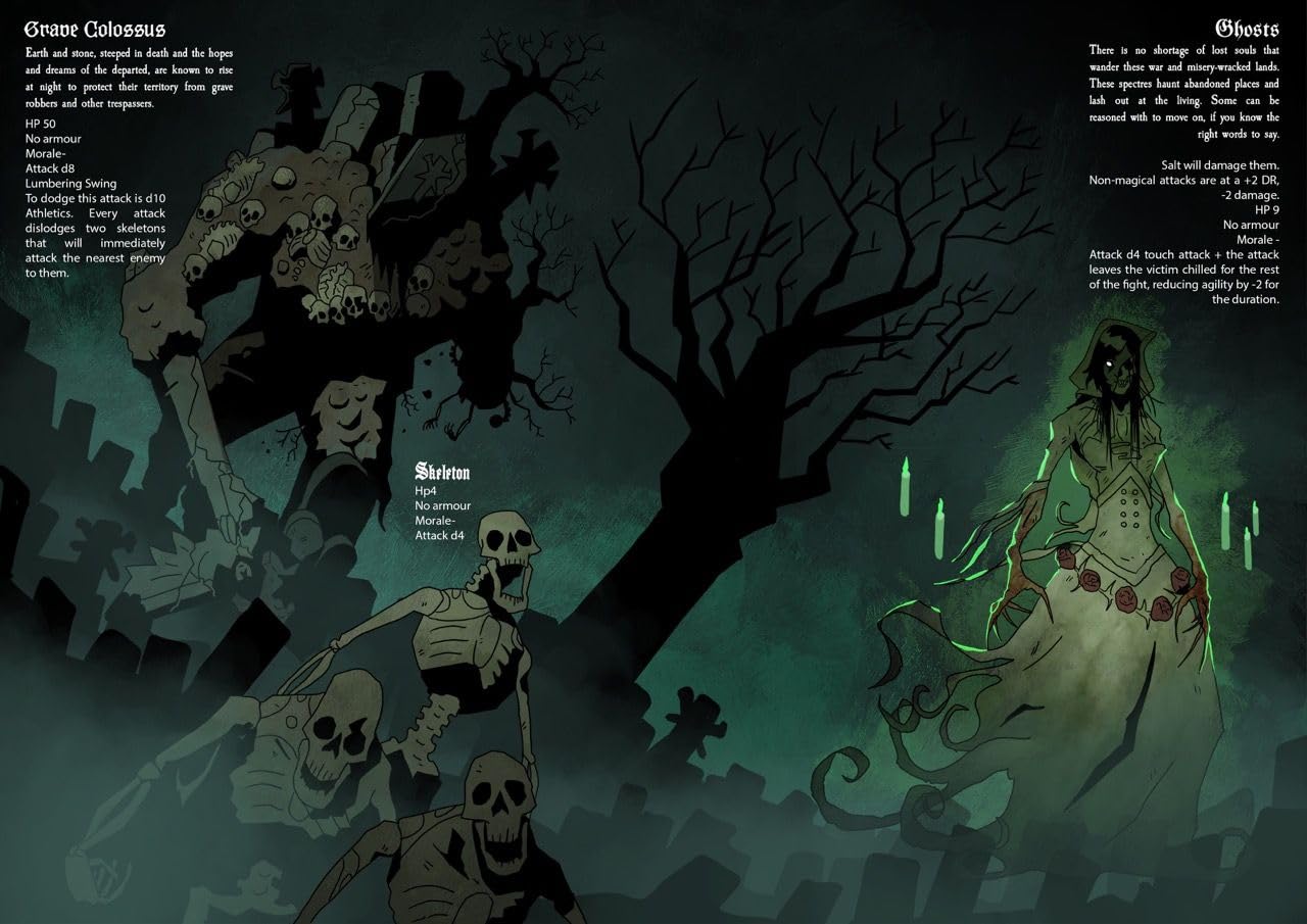 Free League Black Powder & Brimstone Core Rulebook — Grimdark Folk Horror TTRPG with Dark Magic & Chaos