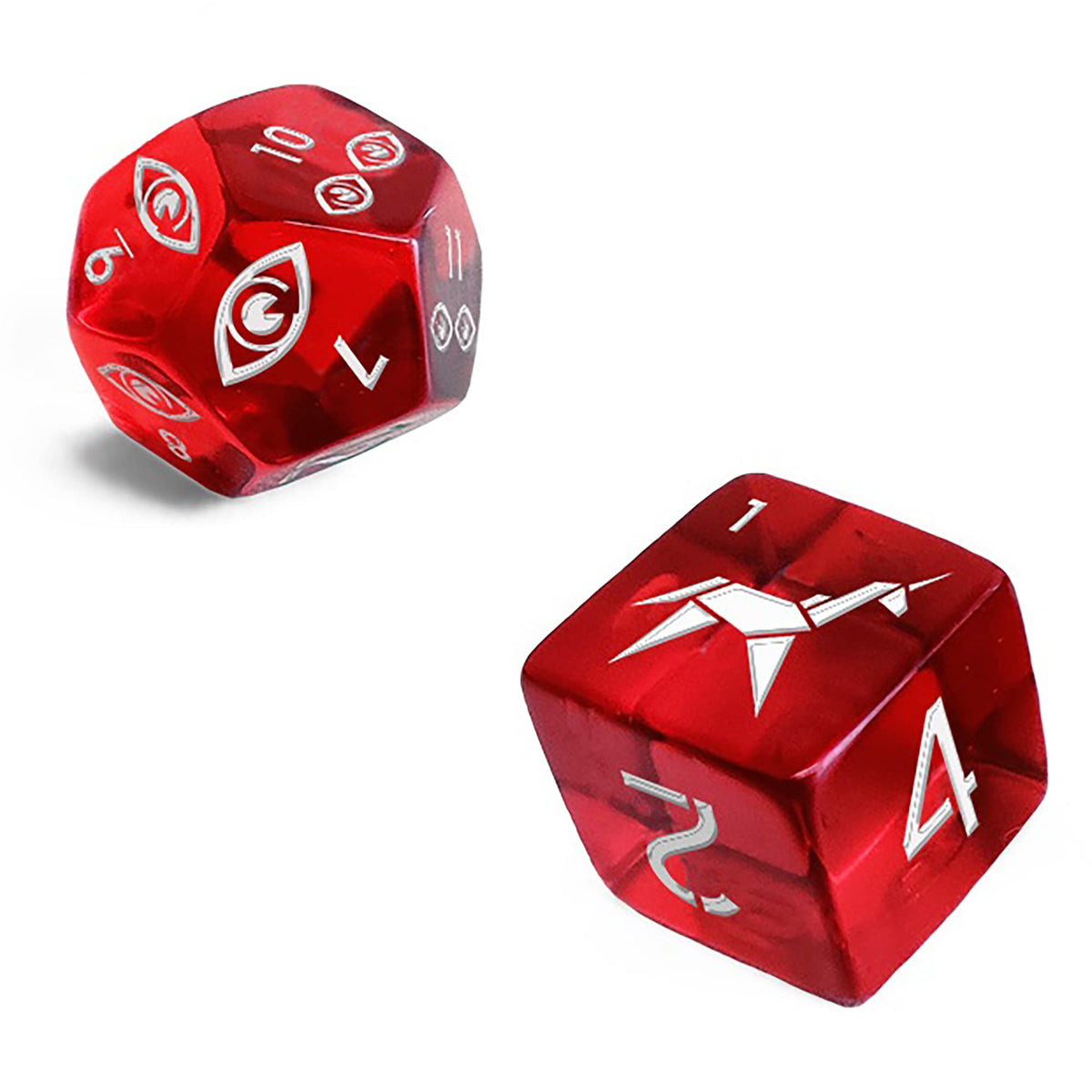 Free League Blade Runner RPG Dice Set of 4 – Engraved Base Dice for Official Gameplay