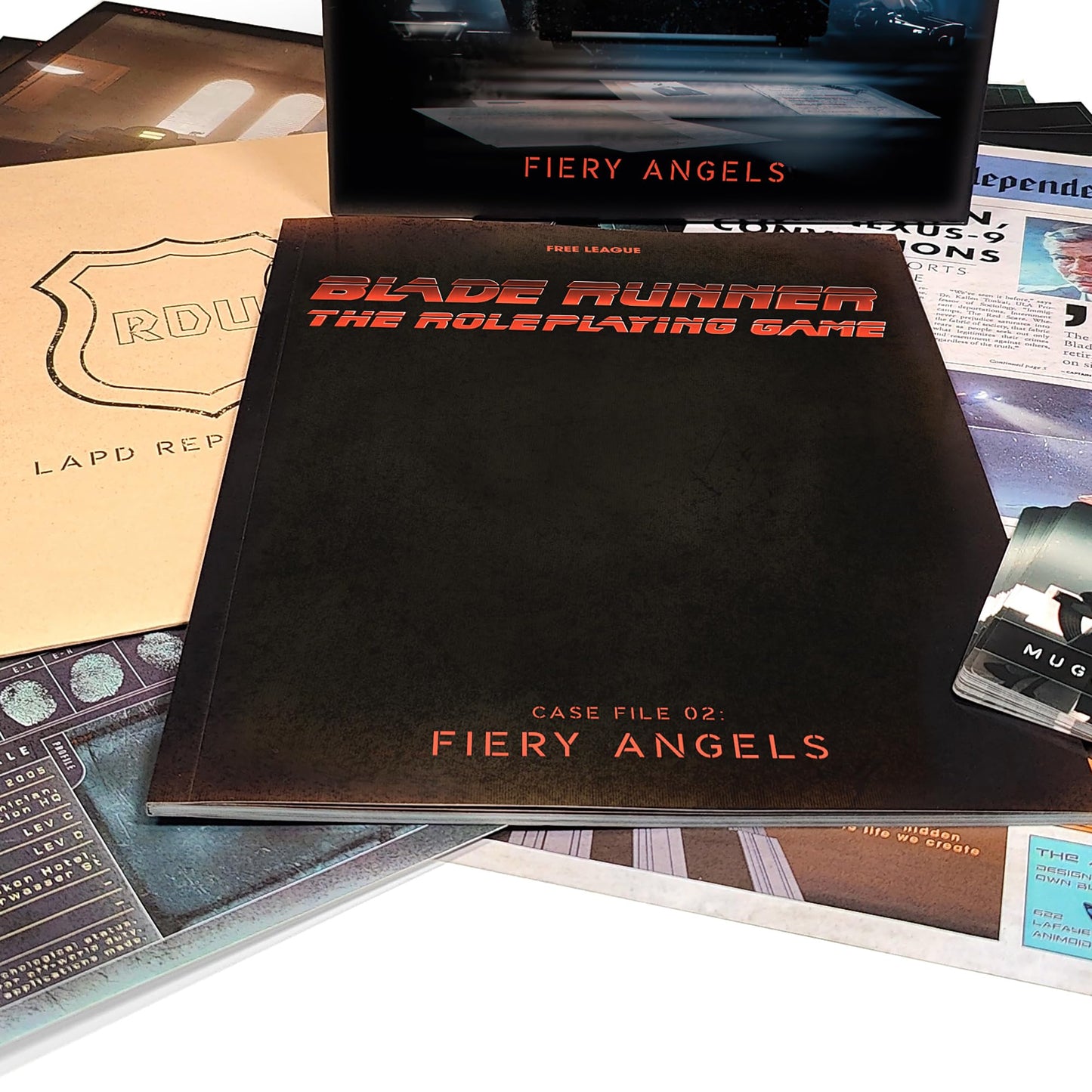 Free League Blade Runner RPG Case File 02: Fiery Angels – Deluxe Boxed Set
