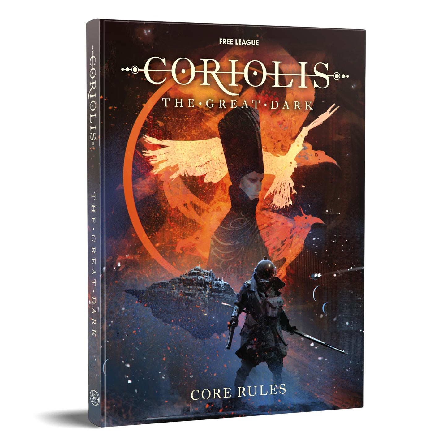 Free League Coriolis: The Great Dark Core Rulebook – Sci-Fi RPG & Cosmic Exploration