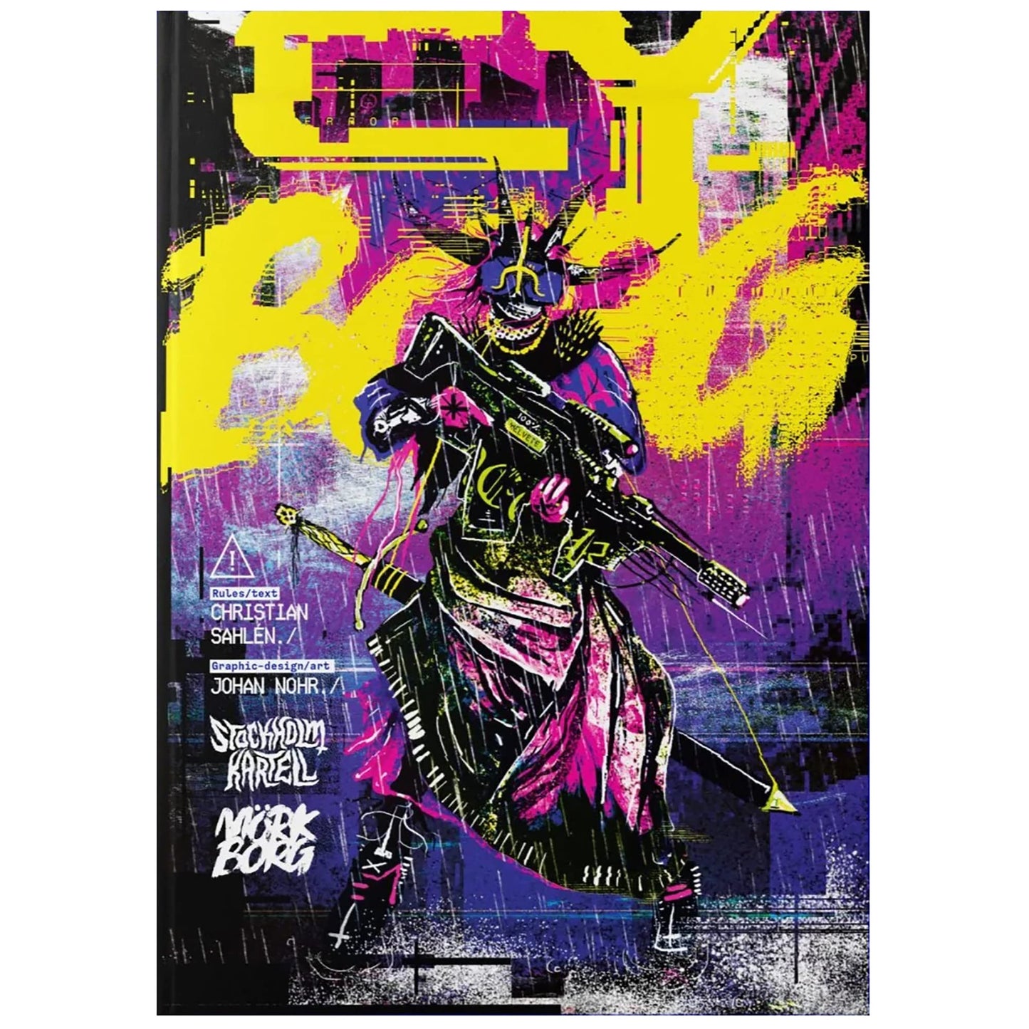 Free League CY_BORG Core Rulebook – Hardback Purple, SciFi Tabletop RPG