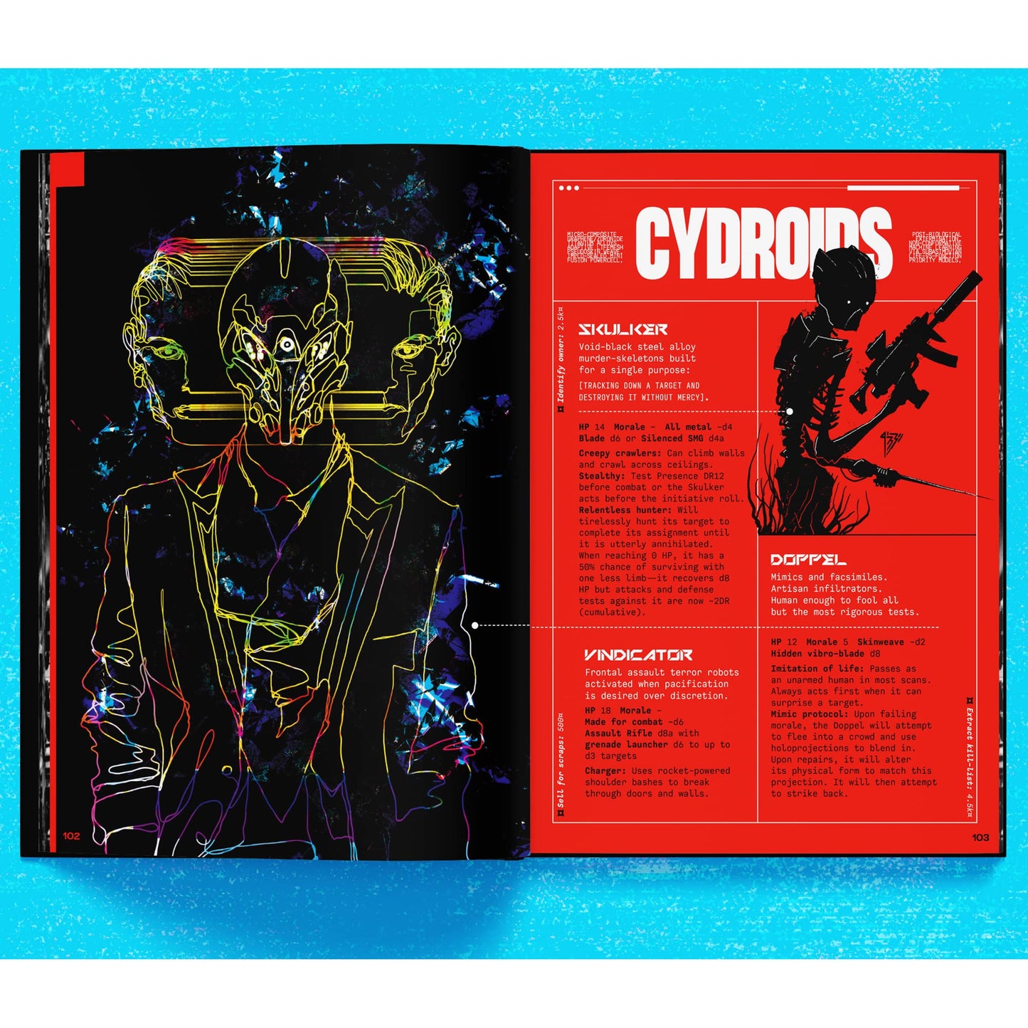 Free League CY_BORG Core Rulebook – Hardback Purple, SciFi Tabletop RPG
