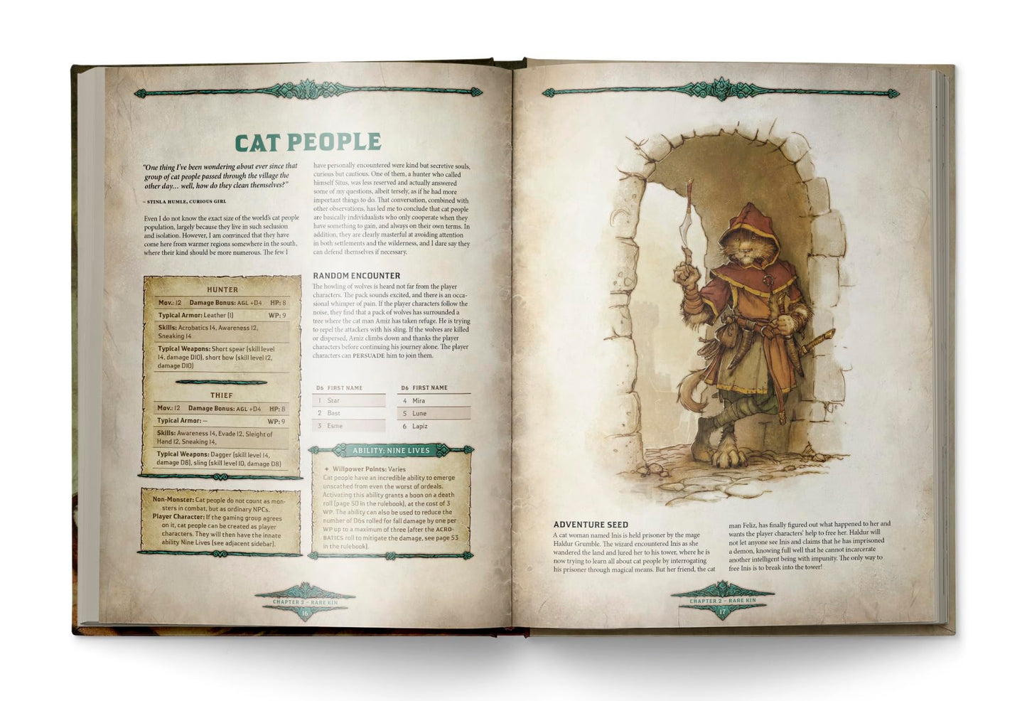 Free League Dragonbane: Bestiary – 63 Creatures, 9 New Kin, Hardcover RPG Supplement