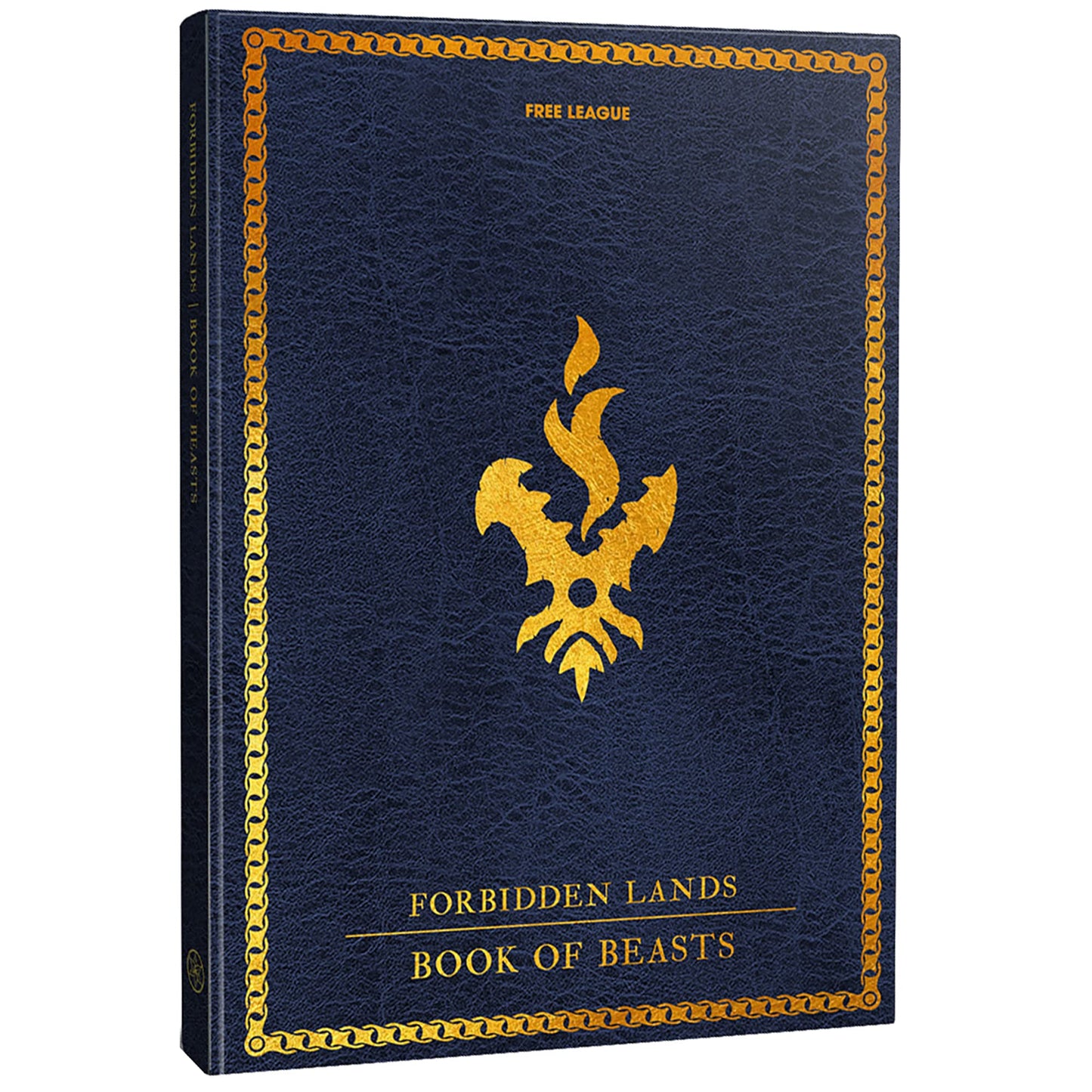 Free League Forbidden Lands: Book of Beasts – Hardcover Expansion for the RPG