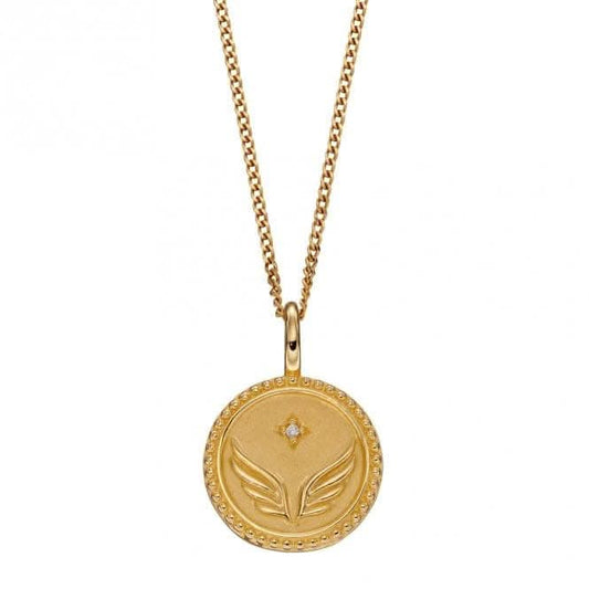 Freedom Empowerment Pendant  Zirconia  Yellow Gold Plating P5005C
