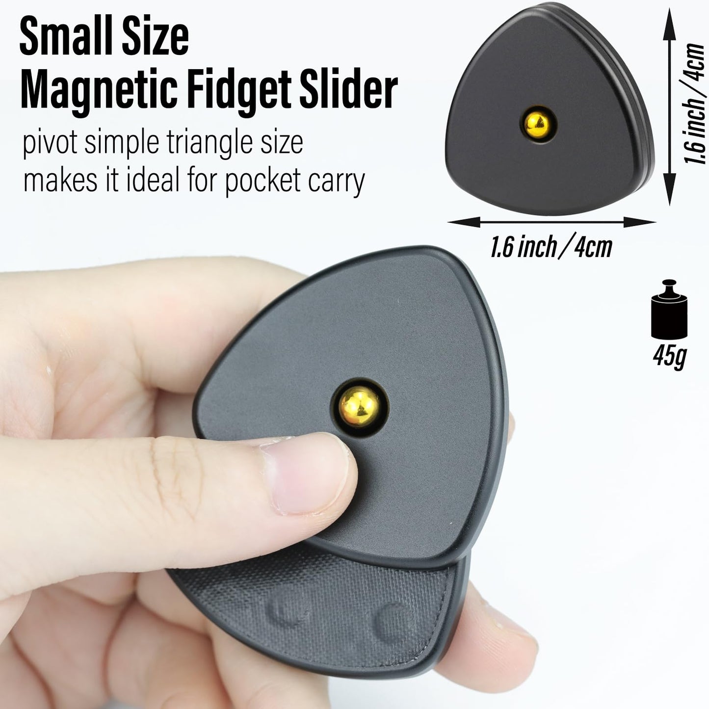 FREELOVE Pivot Magnetic Fidget Slider – Discreet, Quiet, Pocket-Size Kinetic Toy