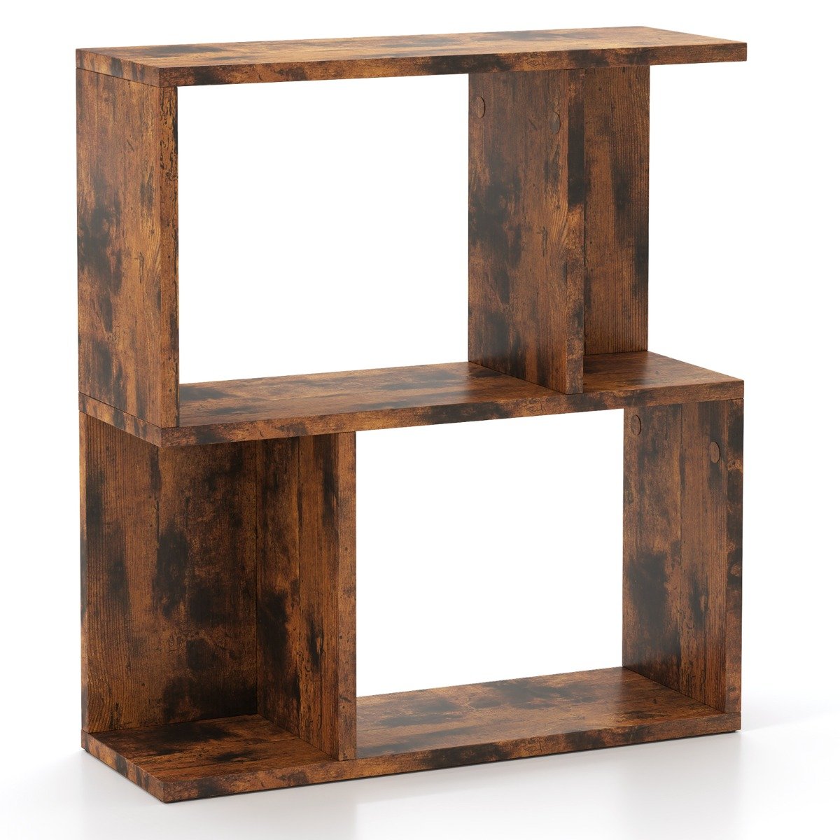 3-Tier Freestanding Bookshelf for Home Office-Black
