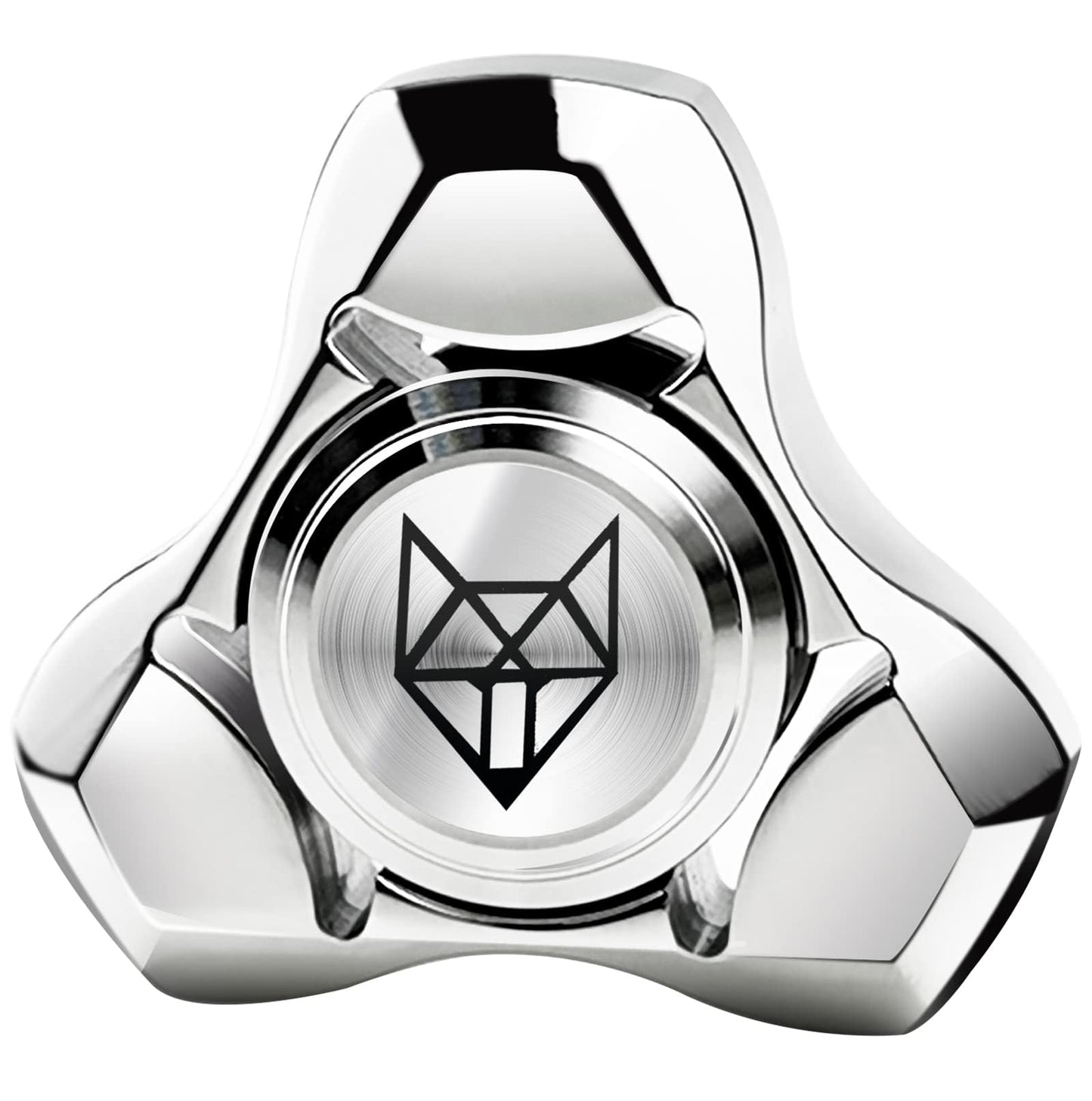 FREELOVE Metal Fidget Spinner for Adults – Stainless Steel, Fox Mini