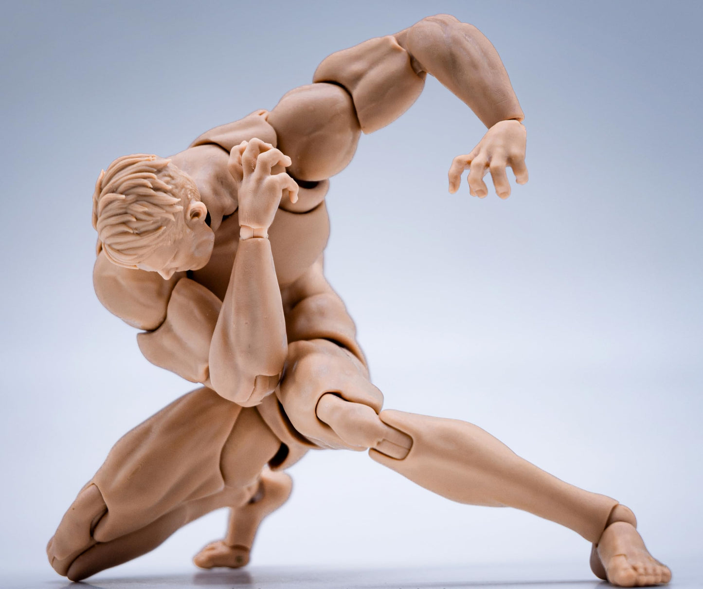 Fremego 1/12 Scale Male Action Figure – 6-Inch, Flexible Poseability, Interchangeable Hands, Pale Skin