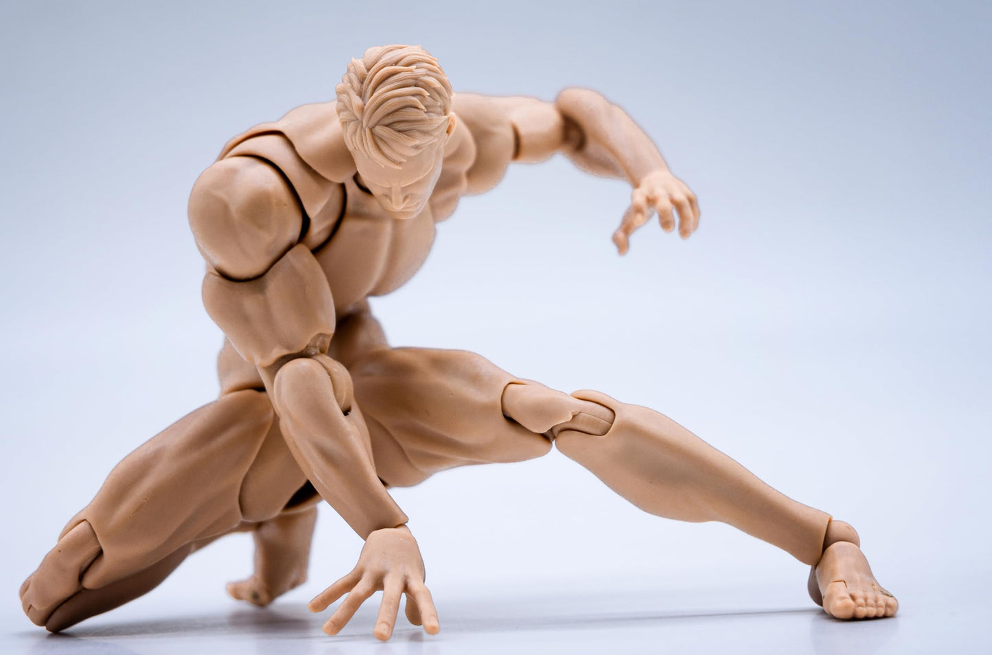 Fremego 1/12 Scale Male Action Figure – 6-Inch, Flexible Poseability, Interchangeable Hands, Pale Skin