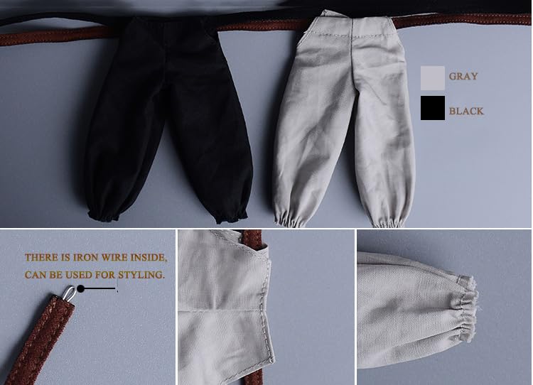 Fremego 1/12 Scale Male Clothes – Tight Short Sleeves Top + White Pant for 6-Inch Action Figures