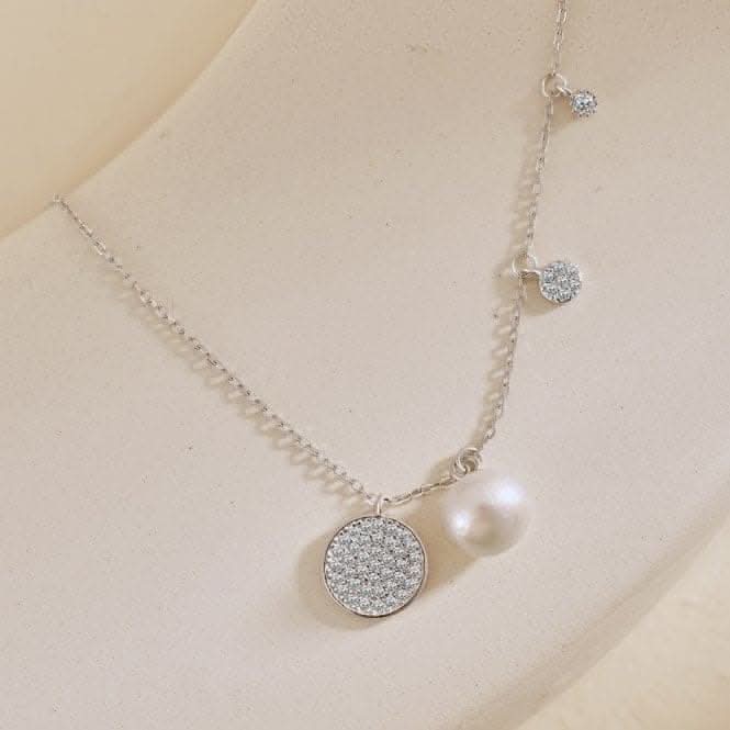 Fresh Water Pearl Disc Necklace ERLN018