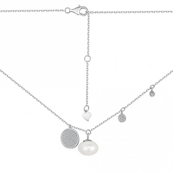 Fresh Water Pearl Disc Necklace ERLN018