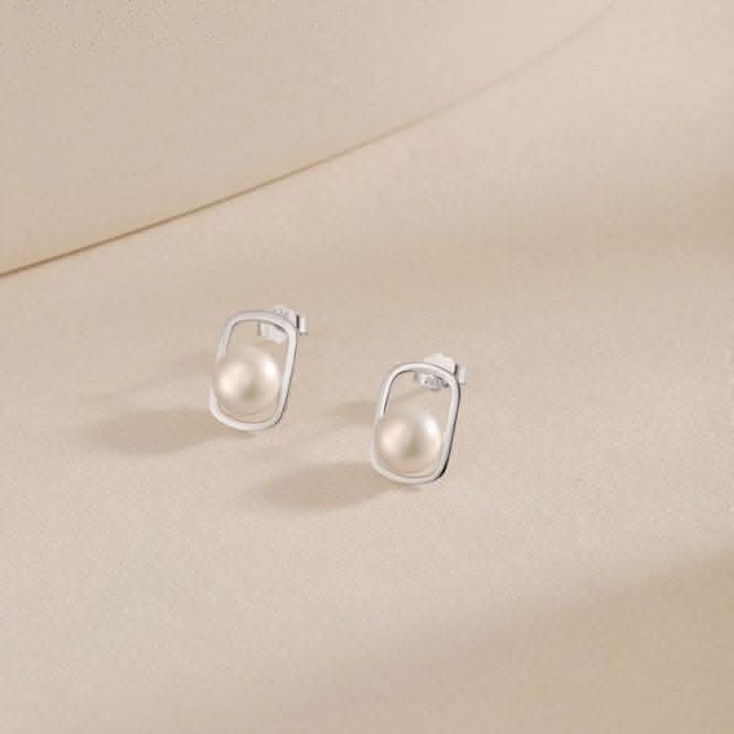 Fresh Water Pearl Oblong Set Earrings ERLE031