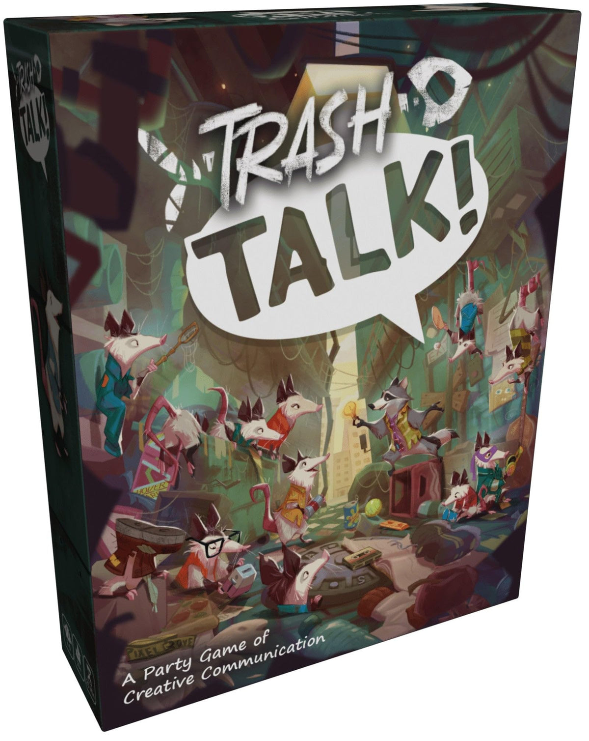 Friendly Skeleton Trash Talk Board Game: Communicate Using Trash!