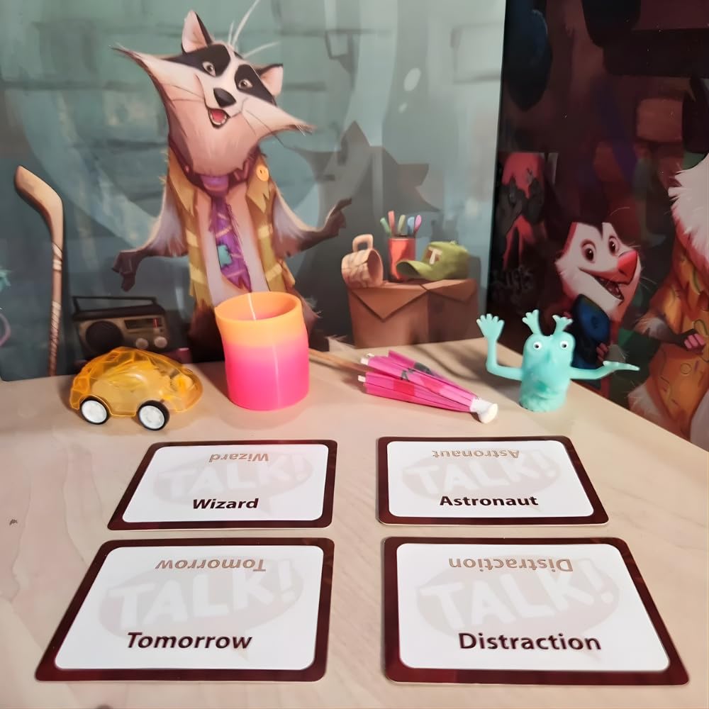 Friendly Skeleton Trash Talk Board Game: Communicate Using Trash!