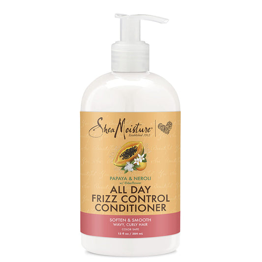 Shea Moisture Papaya & Neroli All Day Frizz Control Conditioner 13 oz / 384 ml - For Smooth, Manageable Hair