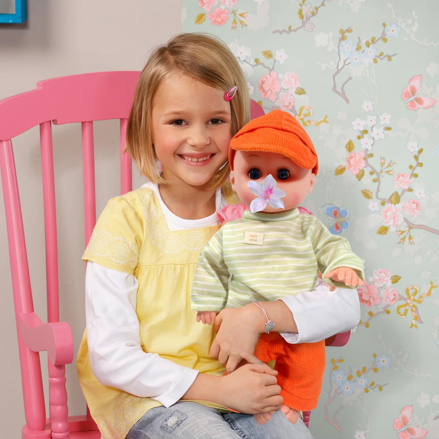 fromeasy 4-Piece Doll Clothes Sets for 12-16 Inch Dolls | 15-Inch Outfit Accessories