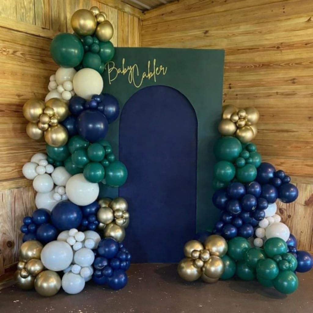 Froova Green & Navy Balloon Arch Kit | Luxury Baby Shower & Jungle Safari Decorations