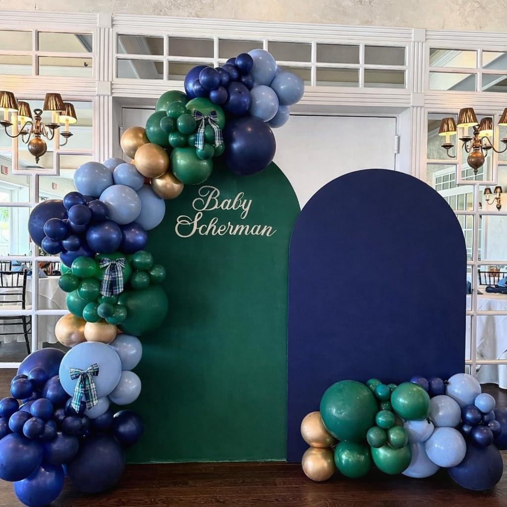 Froova Green & Navy Balloon Arch Kit | Luxury Baby Shower & Jungle Safari Decorations