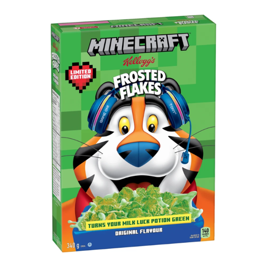 Minecraft x Kellogg's Frosted Flakes Limited Edition Cereal (340g)