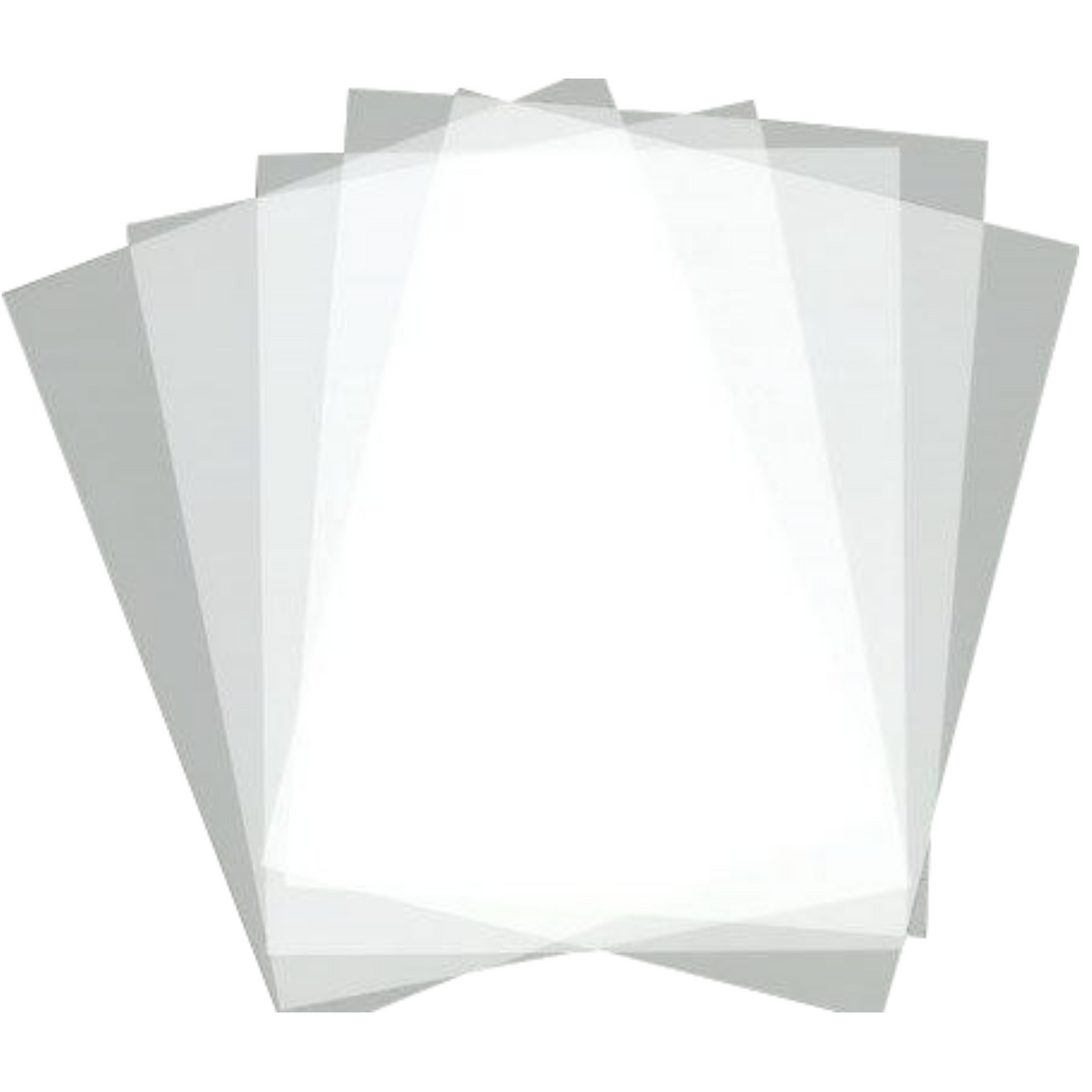 100 x A4 Frosted Acetate Sheets – 500 Micron Extra Thick Film for Protective Covers, Craft & Presentation