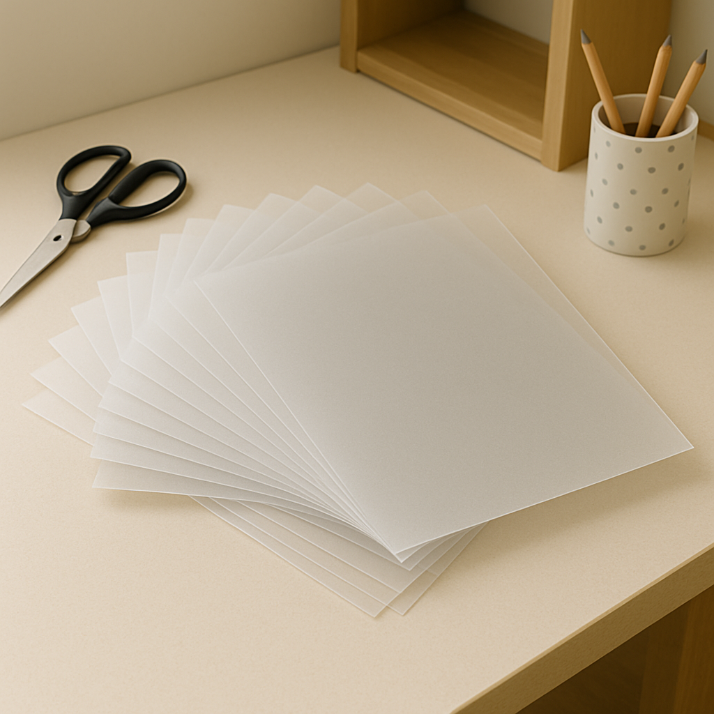 100 x A4 Frosted Acetate Sheets – 300 Micron Heavyweight Semi-Opaque Film for Crafts, Displays & Document Covers