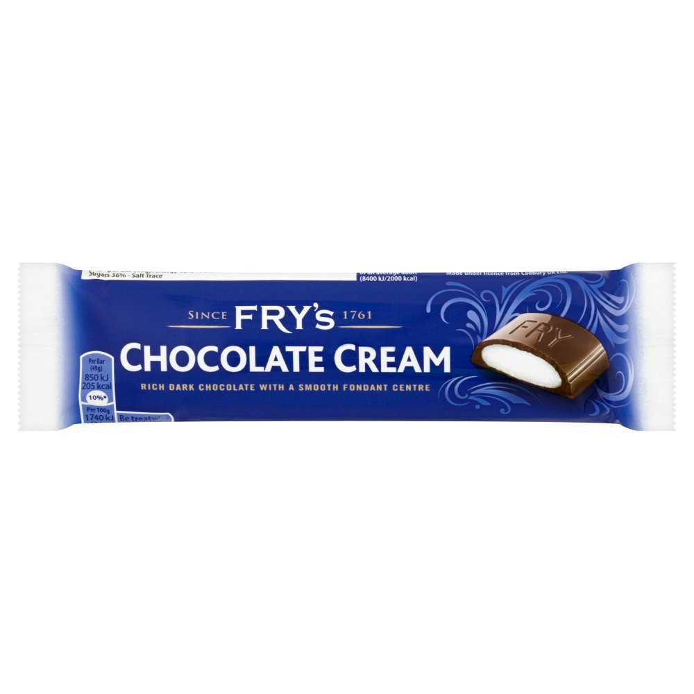 Fry's Chocolate Cream Bar, 49g (Box of 48)