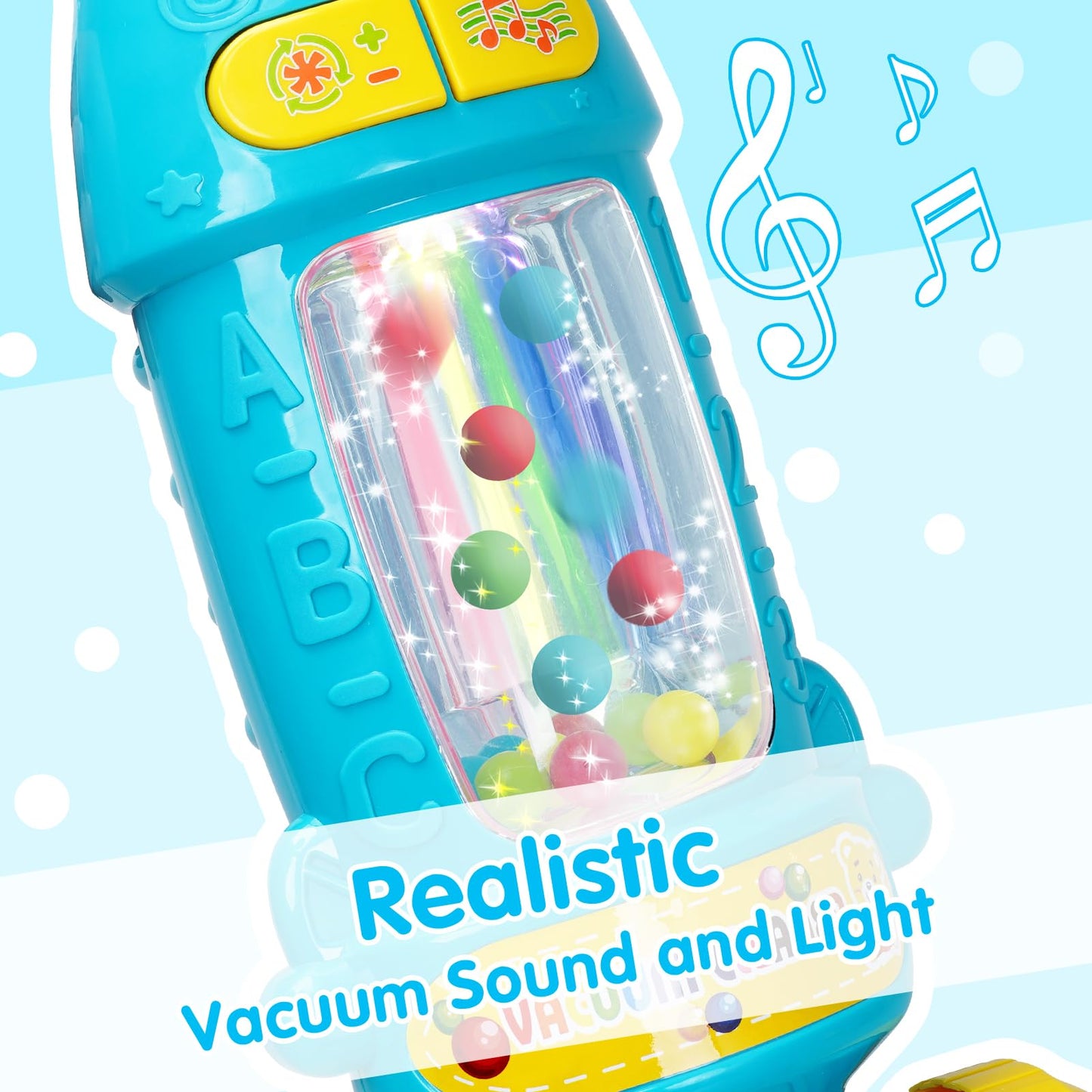FS Kids Vacuum Toy with Lights & Sounds – Pretend Play for Toddlers (Ages 2-4)