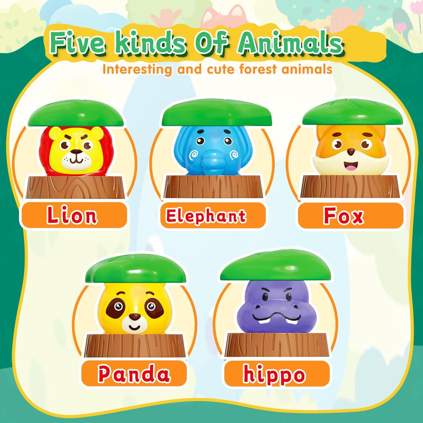 FS Pop Up Toy for Babies 6–12 Months — Interactive Cause & Effect Toy with Music & Silent Modes