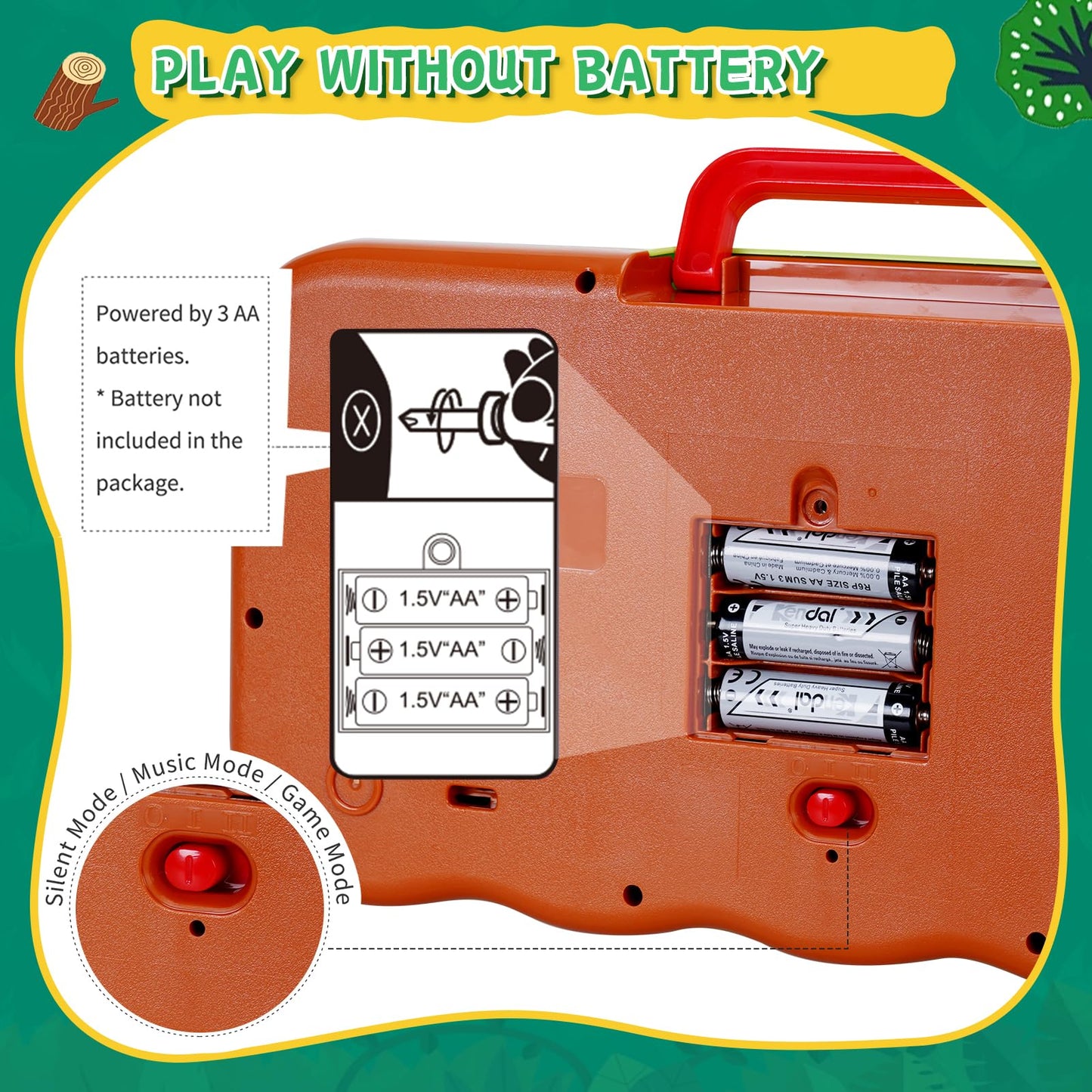FS Pop Up Toy for Babies 6–12 Months — Interactive Cause & Effect Toy with Music & Silent Modes